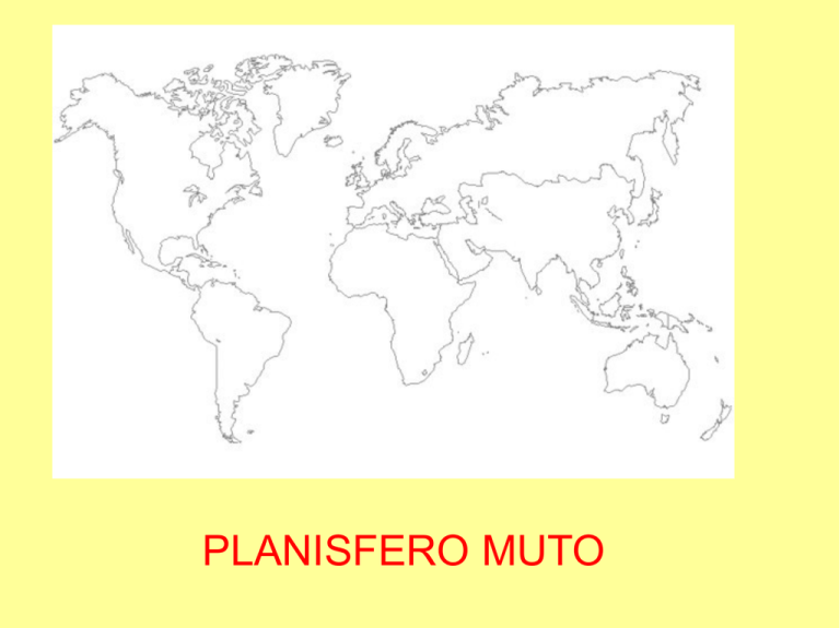 Planisfero Muto