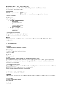 tumori ovarici a cellule germinali