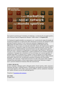MARKETING E I SOCIAL NETWORK NEL