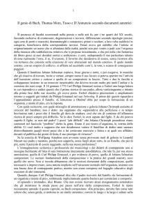 Il genio di Bach secondo documenti autentici
