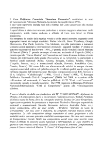 Il Coro Polifonico Femminile “Samnium Concentus”