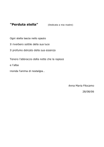 "Perduta stella"