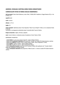 curriculum vitae di maria giulia rubimarca