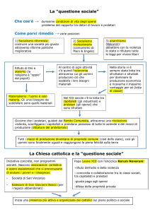 Questione Sociale: Appunti e Schemi