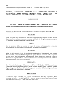 Visualizza - delibere di consiglio comunale