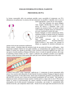 foglio informativo per il paziente