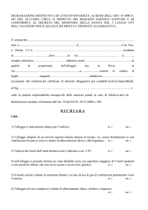 Dichiarazione sostitutiva proprietario