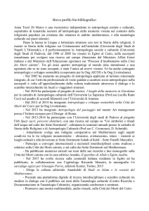 Anna Tozzi Di Marco - Centro Ricerche e Documentazione in