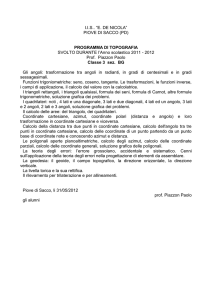 piano di lavoro - IIS E. De Nicola