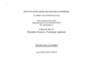 Scienze e Tecnologie..