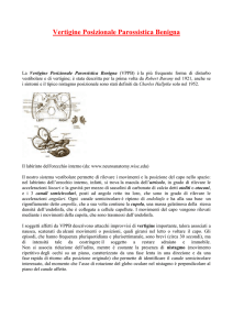 Vertigine Posizionale Parossistica Benigna La Vertigine Posizionale