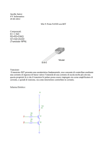 Mis 9: Porta NAND con BJT