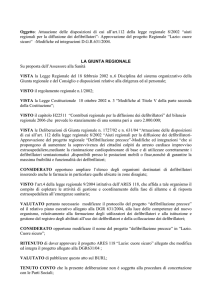 Testo del provvedimento