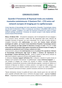 COMUNICATO STAMPA