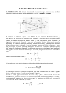 Il microscopio e il cannocchiale