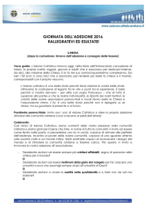 Carissimo socia/o, - Azione Cattolica Milano