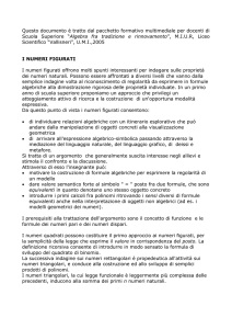 I numeri figurati - liceo artistico velletri
