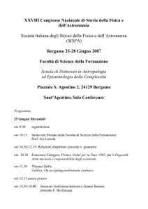 XXVIII Congresso Nazionale di Storia della Fisica e dell`Astronomia