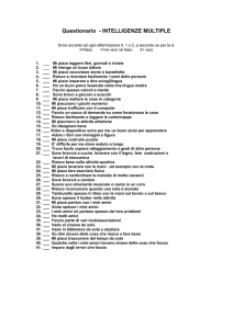 intelligenze multiple