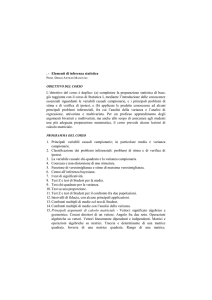 Elementi di inferenza statistica