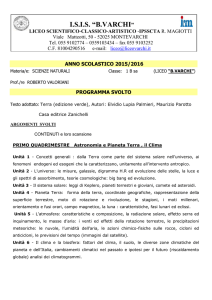 I.S.I.S. “B.VARCHI” LICEO SCIENTIFICO-CLASSICO