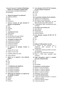 Corso di Laurea in Tecniche di Radiologia Medica, per Immagini e