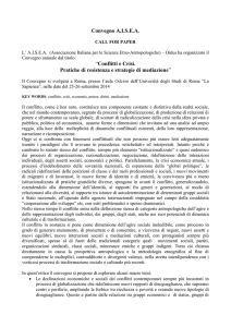 convegno "conflitti e crisi"
