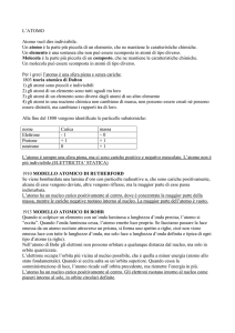 Modelli dell`atomo
