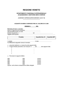 Motivazione acquisti più ditte - Azienda Ospedaliera di Padova