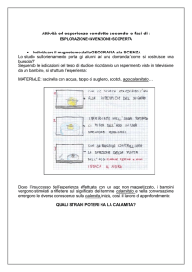 Le nostre esperienze - Le parole della Scienza