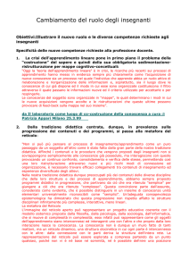 Cambiamento del ruolo