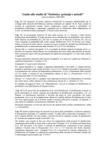 Guida allo studio di “Statistica: principi e metodi – Parte II”