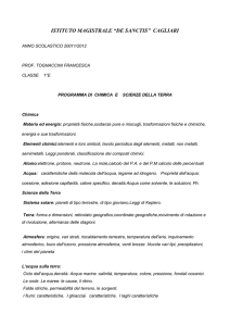 istituto magistrale “de sanctis” cagliari - Liceo "De Sanctis"