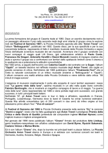 Biografia - Cose di Musica