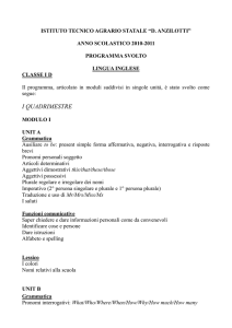 istituto tecnico agrario statale “d