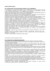CODICE DI DEONTOLOGIA MEDICA