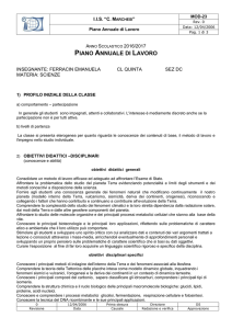 Piano Annuale di Lavoro