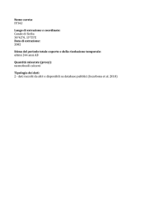 database -informazioni -of -vari -dal