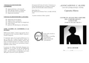 Brochure Anoressia Bulimia Obesita