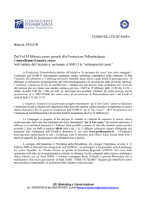 programma - Fondazione Poliambulanza