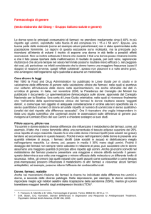 Farmacologia di genere