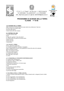 Programma di scienze della terra