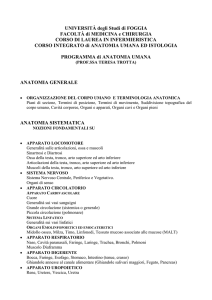 universita` degli studi di foggia - Facoltà di Medicina e Chirurgia