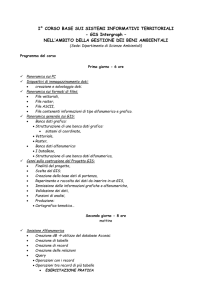i° corso base sui sistemi informativi territoriali
