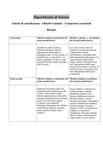 DIPARTIMENTO DI SCIENZE