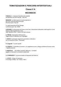 tematizzazioni e percorsi intertestuali
