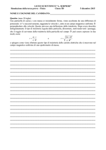 Fisica Simulazione terza prova 5-12-2015