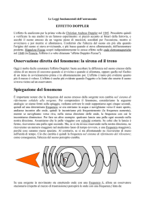 L` effetto Doppler in Astronomia