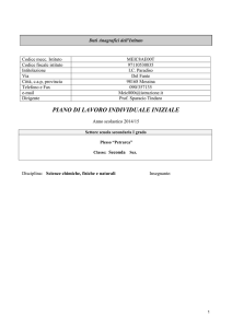 scienze ii - Istituto comprensivo Paradiso Messina