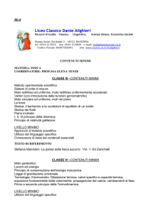 Fisica - Liceo Classico "Dante Alighieri"